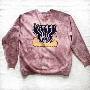 Oversized Mauvy Pink Tie Dye Dazed and Confused Crewneck Women's XXL